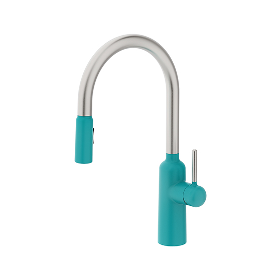 Rubinetto da cucina con spruzzatore estraibile
